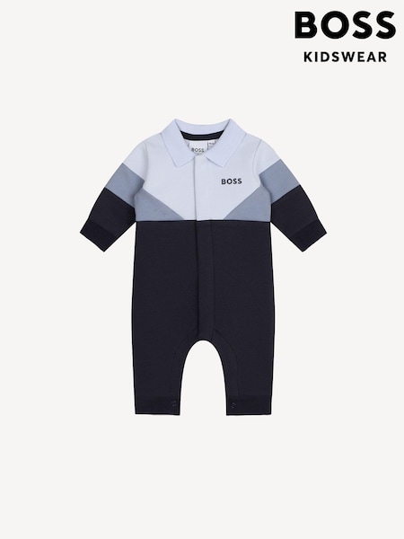 BOSS Baby Pique Polo All-In-One Romper (E41113) | €82