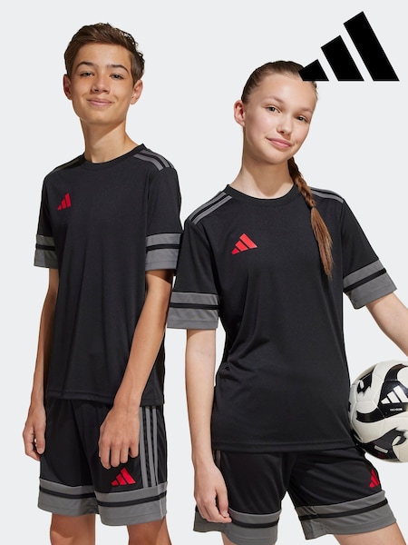 adidas Black Squadra 25 T-Shirt (E41197) | €17