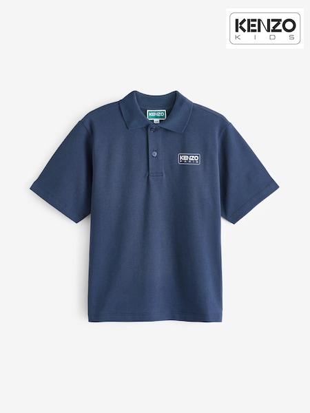 KENZO KIDS Chest Logo Short Sleeve Polo Shirt (E41218) | €63 - €76