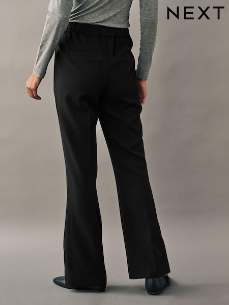 Black Tailored Bootcut Trousers (E41227) | €28