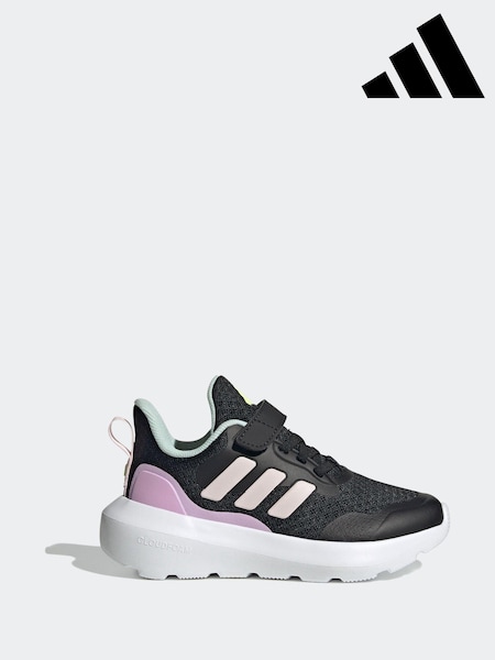 adidas Black Kids Fortarun 3 Trainers (E41233) | R$ 345