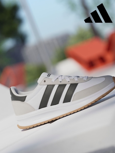 adidas White/Black Run 70s 2.0 Trainers (E41241) | €48