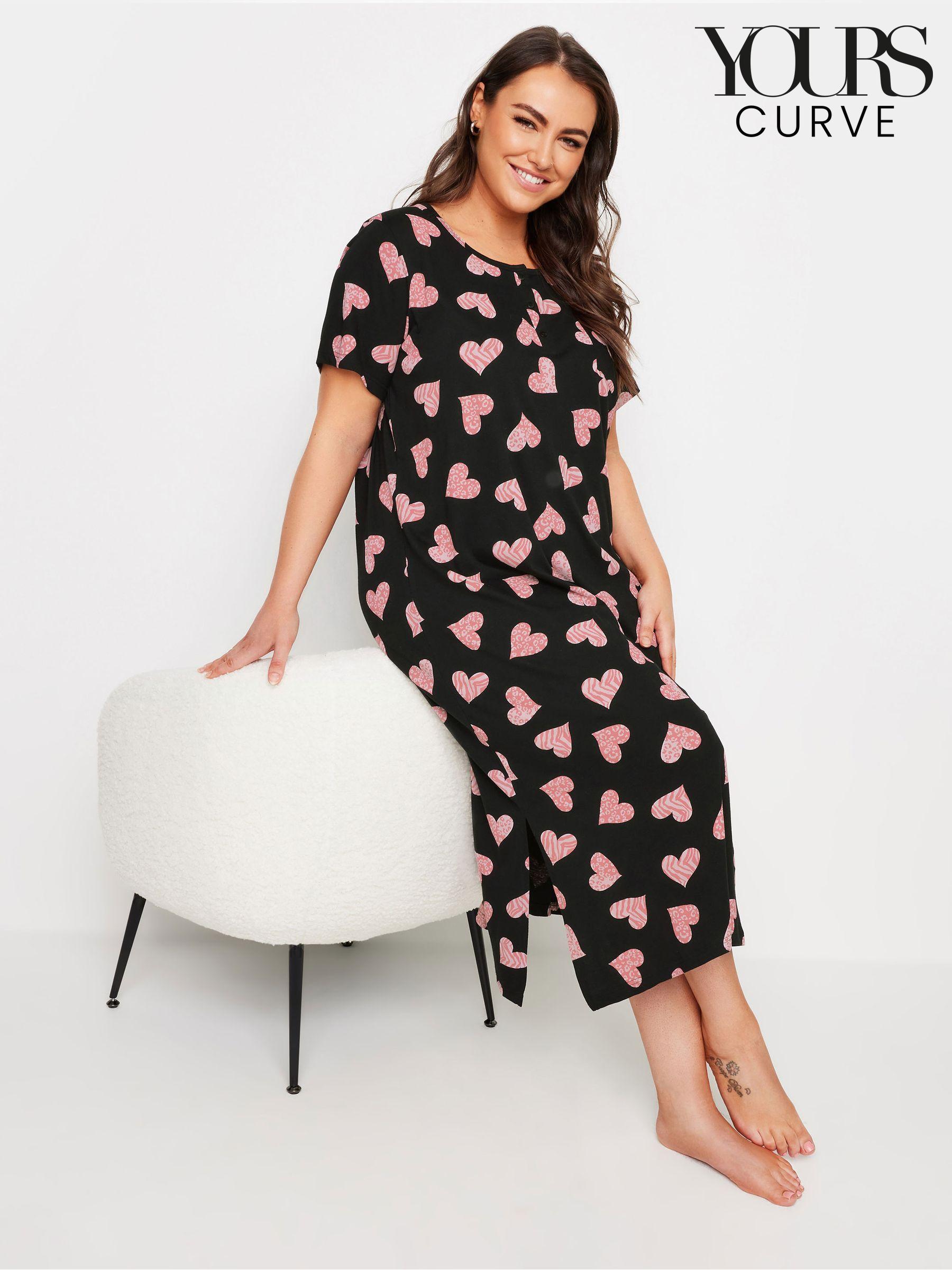Women s Nighties Black Short Sleeve Nightwear Next Luxembourg
