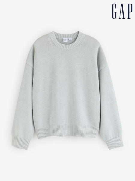 Gris - Gap Pull décontracté à col rond