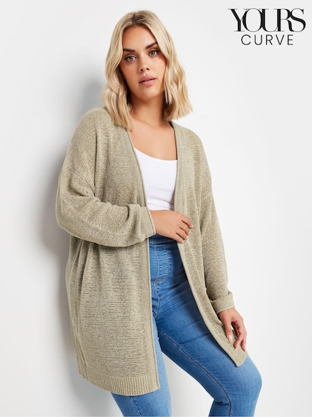 Naravni - Yours Curve Knitted Cardigan (E41635) | € 41