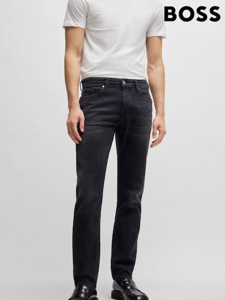 BOSS Grey Slim Fit Comfort Stretch Denim Jeans (E41730) | €106