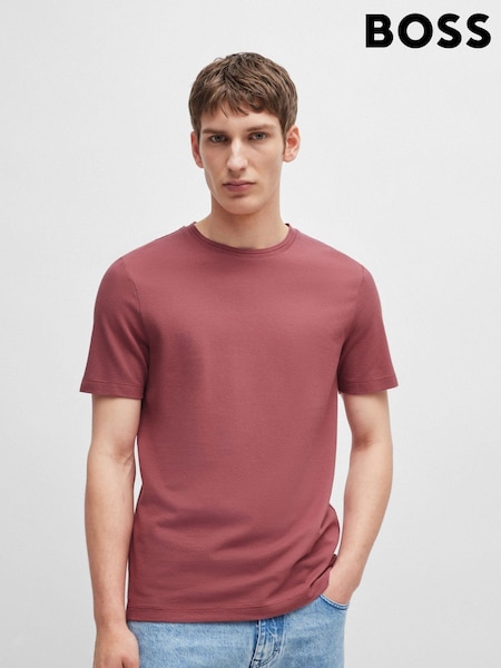 BOSS Red BOSS Bubble-Jacquard Structure Cotton BlendT-Shirt (E41811) | €52
