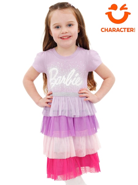 Character Purple Barbie Tulle Party 100% Cotton Dress (E41837) | € 14