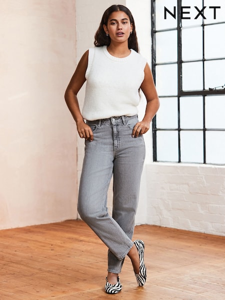 Grey Authentic Barrel Jeans (E41872) | €38