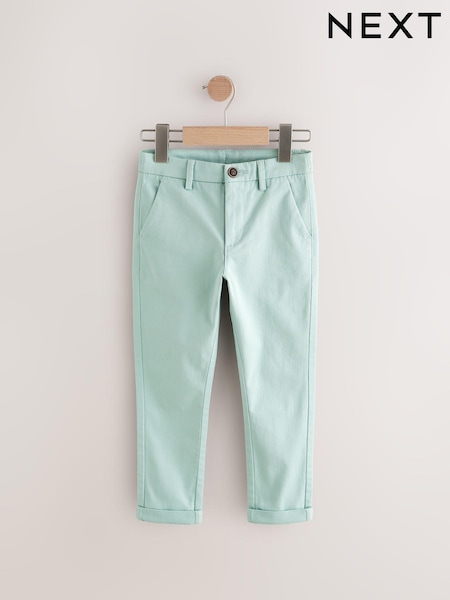 Green Skinny Fit Stretch Chino Trousers (3-17yrs) (E41892) | €16 - €23