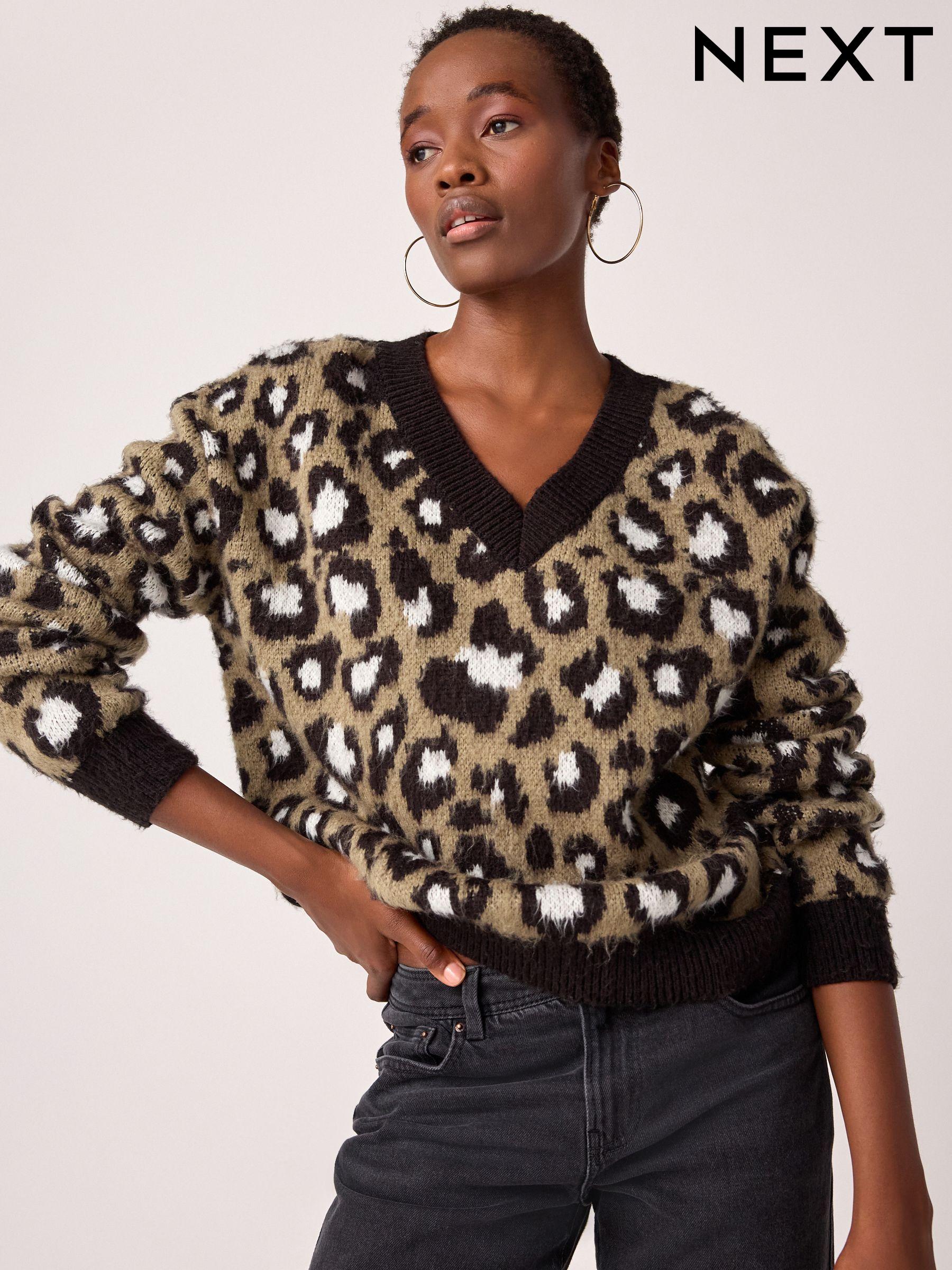 Animal Print Jumpers Cardigans Leopard Print Jumpers Cardigans Next