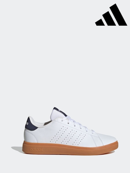 Hvit/marine - adidas Advantage Base for barn 2.0. Trenere (E41997) | kr471