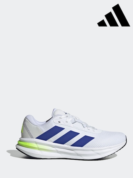 adidas White/Blue Galaxy 7 Running Trainers (E42045) | €64