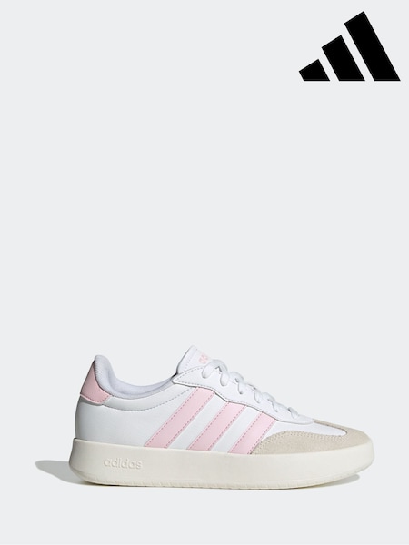 Valkoinen/harmaa - Adidas Barreda Animal Print Trainers (E42105) | €87