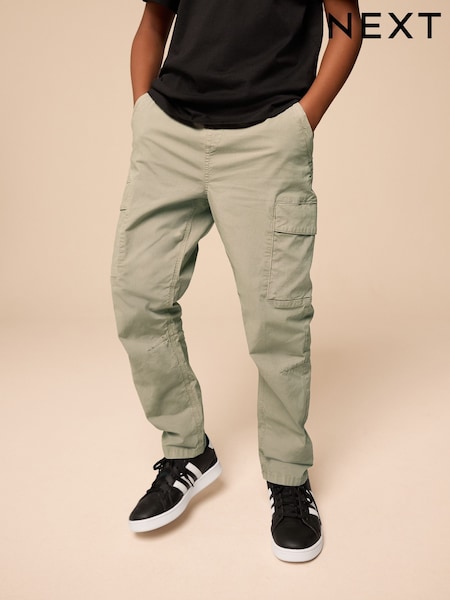 Neutral Tapered Leg Cargo Trousers (3-16yrs) (E42117) | R$ 185 - R$ 225