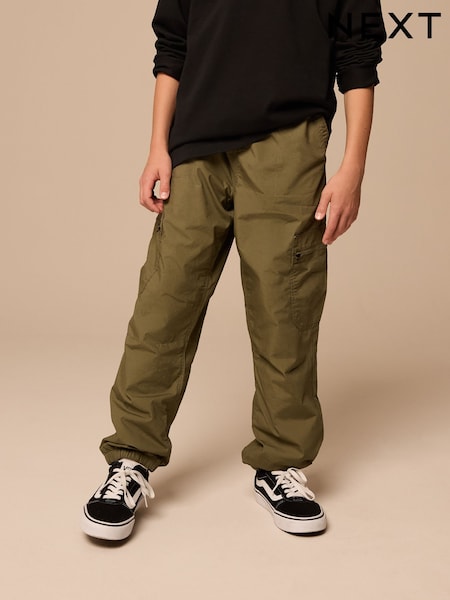 Khaki Vihreä - Lined Cargo Trousers (3-16yrs) (E42119) | €30 - €37