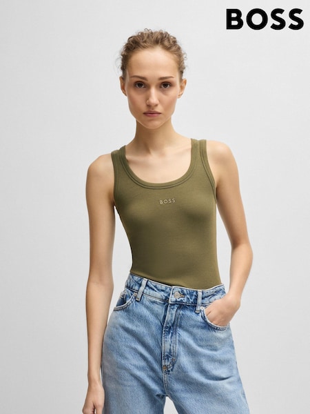 BOSS Green BOSS Ribbed Vest Stretch Cotton (E42207) | €34