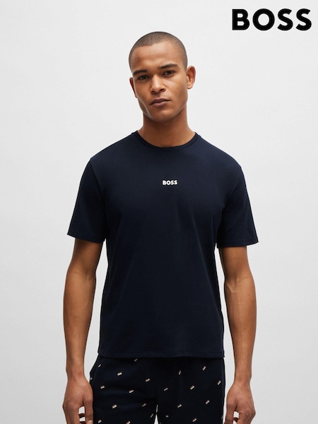 BOSS Blue BOSS Signature Detail Cotton Pyjama T-Thirt (E42263) | AED288