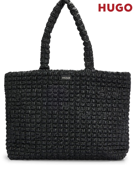 HUGO Logo Trim Shopper Bag In Faux Leather (E42276) | 152 €