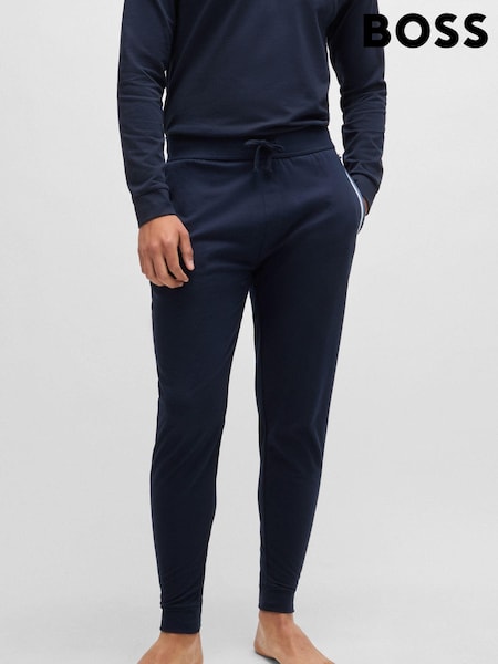 BOSS Blue Tracksuit 100% Cotton French Terry Joggers (E42285) | €52