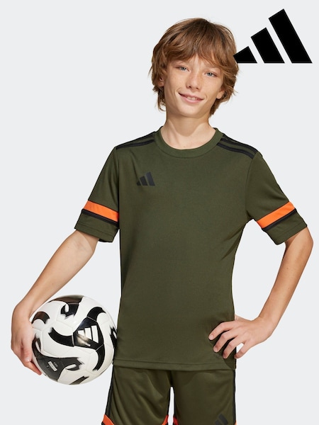 adidas Khaki Green Squadra 25 T-Shirt (E42392) | R$ 130