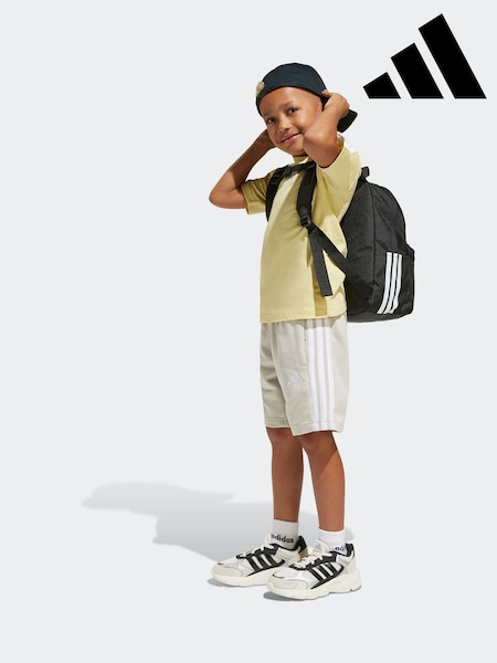 adidas Grey 3 Stripe Essentials Shorts (E42414) | R$ 150