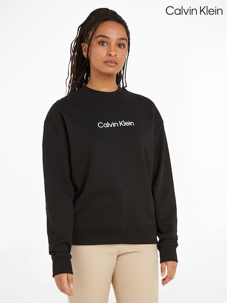 Calvin Klein 100% Cotton Hero Logo Cotton Sweatshirt (E42430) | ‏503‏₪