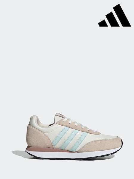 לבן - Adidas Run 60s 3.0 Shoes (E42461) | ‏251‏₪
