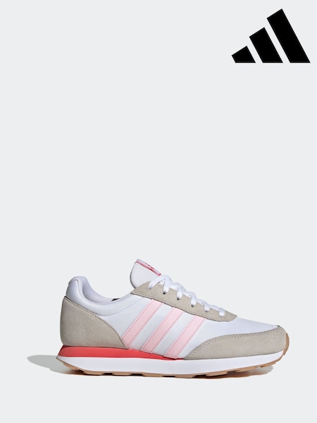 adidas White Run 60s Trainers (E42462) | R$ 495
