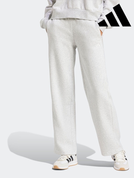 adidas light Grey Small Logo Joggers (E42490) | AED204