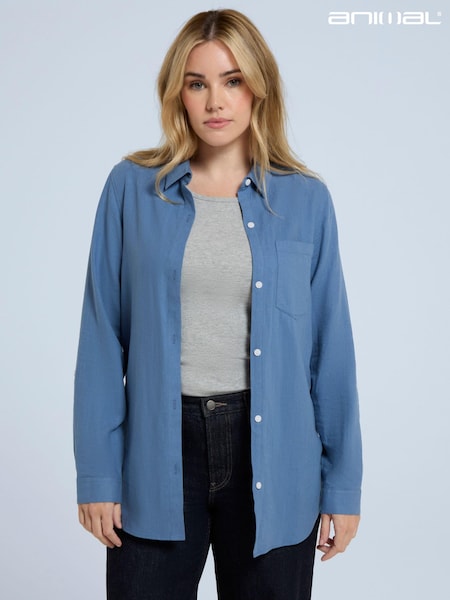 Animal Blue Womens Seya Beach Shirt (E42643) | 2,343 UAH