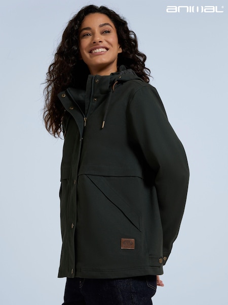 Animal Green Womens Padstow Cotton Jacket (E42655) | €157