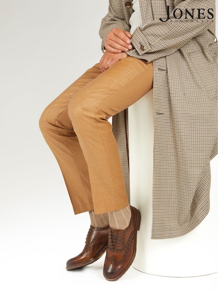 Jones Bootmaker Mens Brown Bertie Oxford Leather Brogues (E42783) | €159