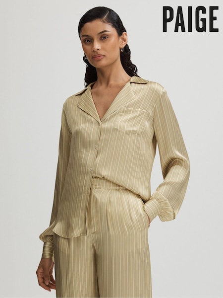 Paige Silk Striped Shirt (E42816) | kr4 783