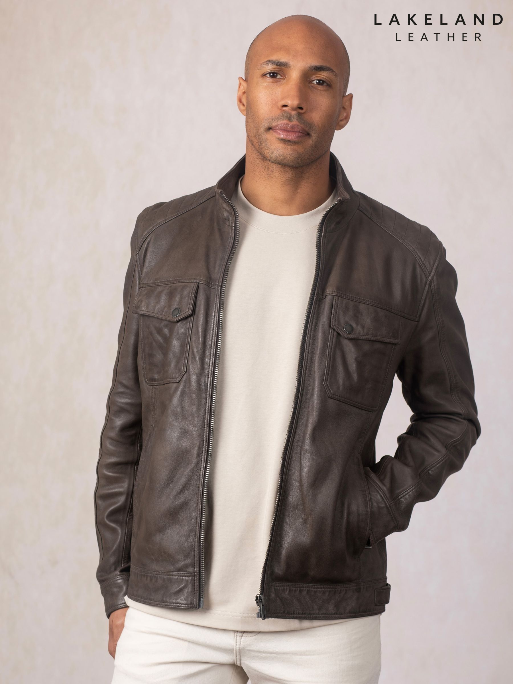 Men's Leather Biker Jackets | Leather & Faux Jackets | Next Romania