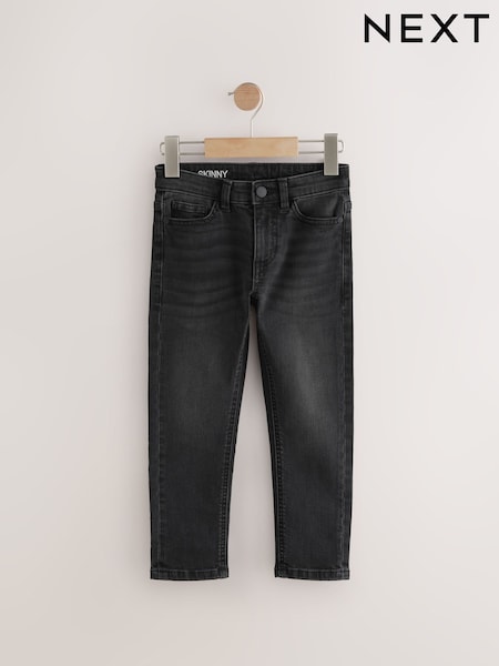Washed Black Skinny Fit Stretch Jeans (3-17yrs) (E42948) | R$ 120 - R$ 165
