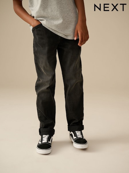 Washed Black Loose Fit Stretch Jeans (3-17yrs) (E42949) | R$ 120 - R$ 165