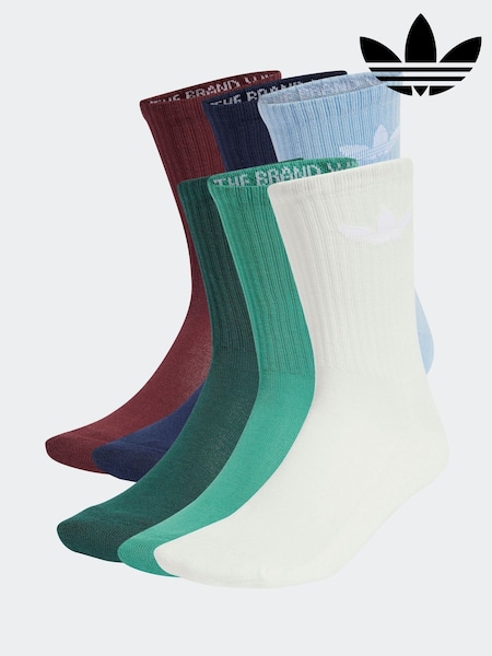 adidas originals Trefoil Crew Socks 6 Pack (E43006) | 1 202 грн