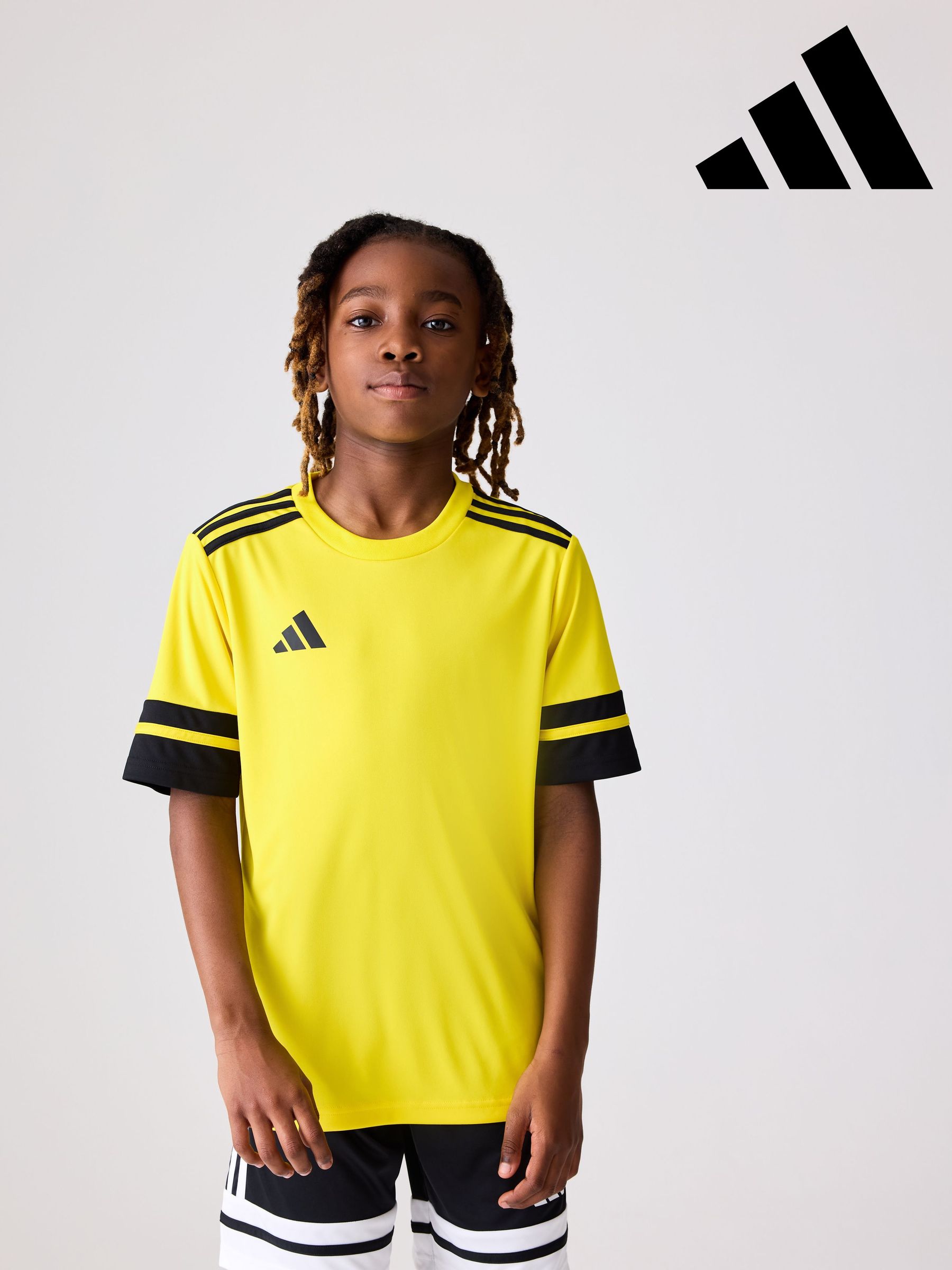Boys' T-Shirts Adidas Yellow Short Sleeve | Next Oman