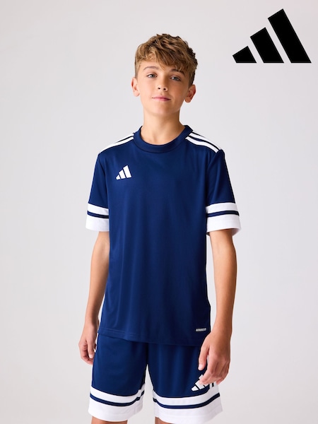 adidas Navy Squadra 25 T-Shirt (E43069) | AED76