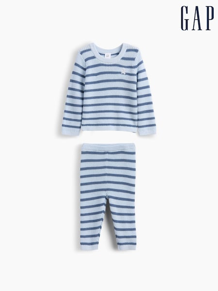 Blau - Gap Stripe Jumper Set (0-24mths)