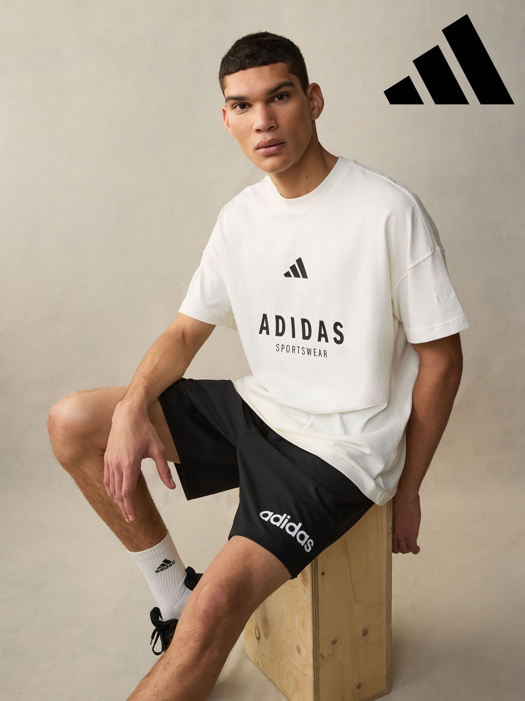 White on white adidas shirt cheap