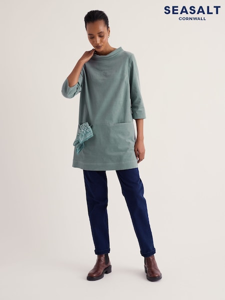 Μπλε - Seasalt Cornwall Sail By The Stars Cotton Tunic