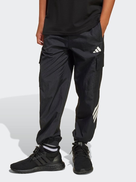 adidas Black Future Icons Woven Cargo Joggers (E43683) | R$ 375