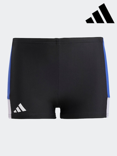 adidas Black Performance Colour Block Swim Boxer Shorts (E43736) | €24