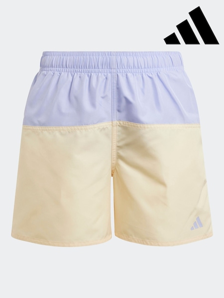 adidas Purple Color Block Swim Shorts (E43763) | €30