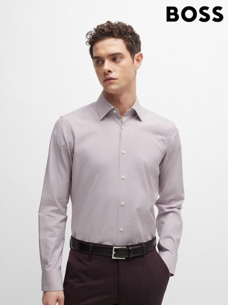 BOSS Regular-Fit Stretch CottonEasy-Iron Shirt (E43775) | 413 LEI