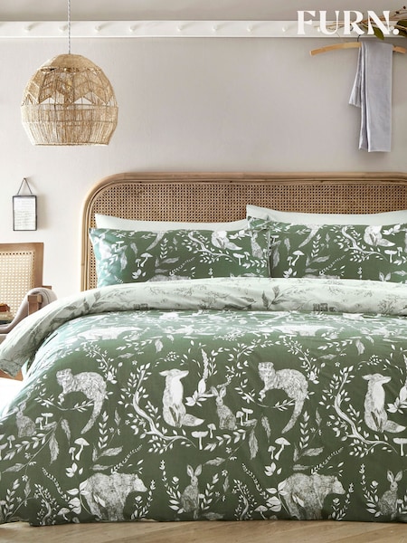Furn Evergreen Buckthorn Woodland Duvet Cover Set (E43833) | R$ 190 - R$ 355