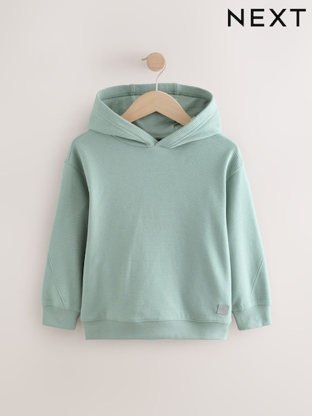 أخضر فاتح - Textured Fabric 100% Cotton Hoodie (3-16yrs) (E43862) | ‏81 د.إ.‏ - ‏ 107‏ د.إ.