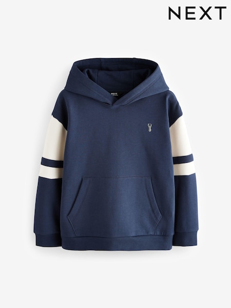 Navy Blue/Cream Colourblock Hoodie (3-16yrs) (E43869) | €26 - €33